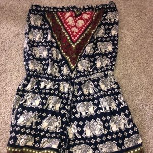 super cute printed romper